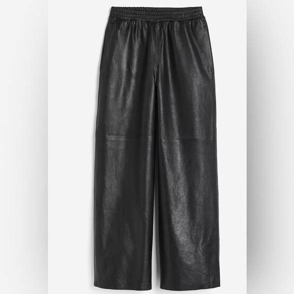 H&M Pants - H&M Black Leather Pants size XS